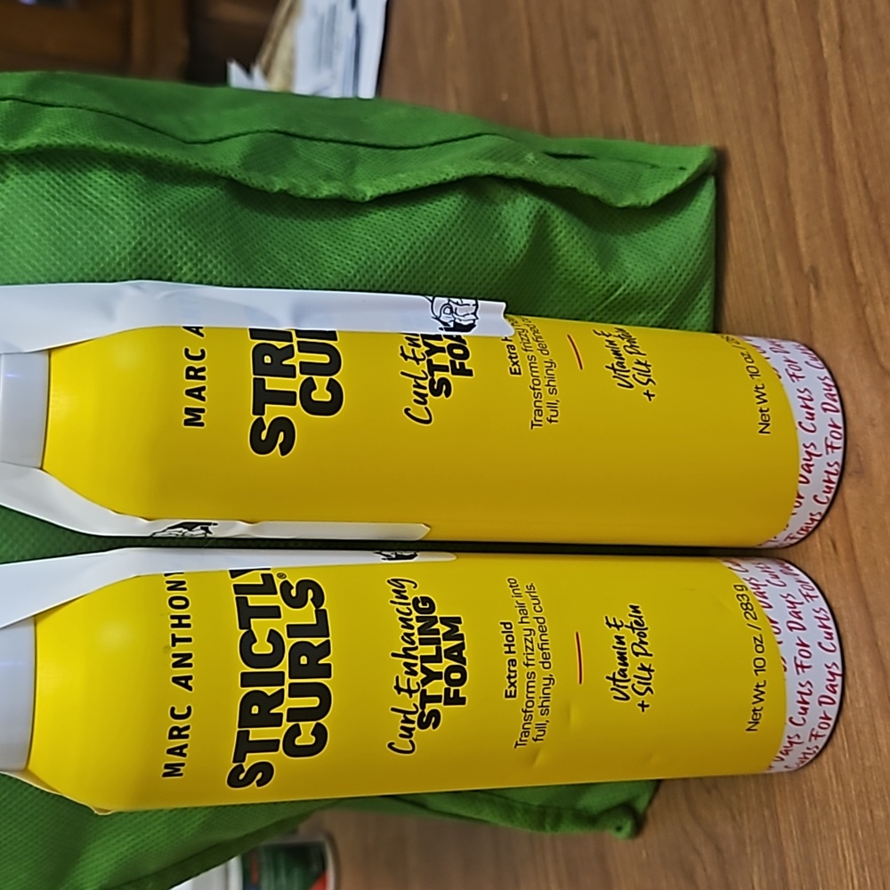 Strictly Curls Styling Foam.